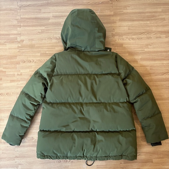 Madewell Olive Green Hooded Puffer Jacket Women’s XXS Winter Coat - Picture 8 of 16